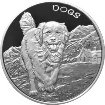 1 Unze Silbermünze Fiji 2022 - Serie:  Dogs / Hunde | 1. Ausgabe