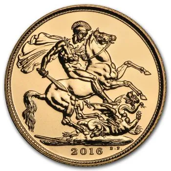 Großbritannien 1 Pfund Sovereign Goldmünze 2016