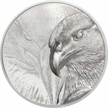3 Unze Silbermünze Mongolei 2020 in Polierte Platte ( smartminting ) | Motiv: Majestic Eagle