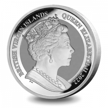 1 Unze Silbermünze Britische Jungferninseln 2022 - Santa Maria