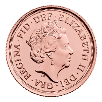 Großbritannien 1/2 Pfund Sovereign Goldmünze 2022 - The Half Sovereign | Motiv: Königin Elizabeth ( Elizabeth II. )