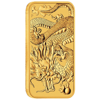 1 Unze Gold Münzbarren Australien 2022 - Dragon Rectangle