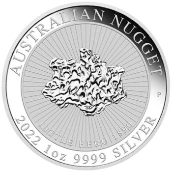 1 Unze Silbermünze Australien 2022 | Serie: Australian Nugget - Motiv: Little Hero