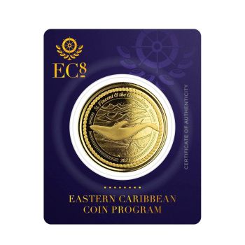 1 Unze Goldmünze Sankt Vincent und die Grenadinen 2021 | Eastern Caribbean EC8 - Motiv: St Vincent