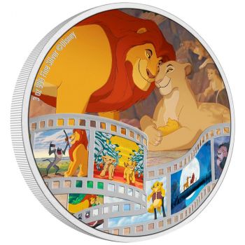 3 Unze Silbermünze Niue 2022 Polierte Platte | Disney`s Cinema Masterpieces - Motiv: König der Löwen ™