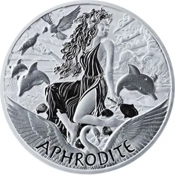 1 Unze Silbermünze Tuvalu 2022 | Serie: Gods of Olympus - Motiv: Aphrodite