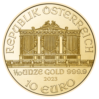 1/10 Unze Goldmünze Österreich 2023 - Wiener Philharmoniker