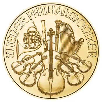 1/2 Unze Goldmünze Österreich 2023 - Wiener Philharmoniker