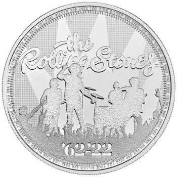 1 Unze Silbermünze Großbritannien 2022 | Serie: Great Britain Music Legends - Motiv: The Rolling Stones