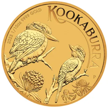 1/10 Unze Goldmünze Australien 2023 - Kookaburra