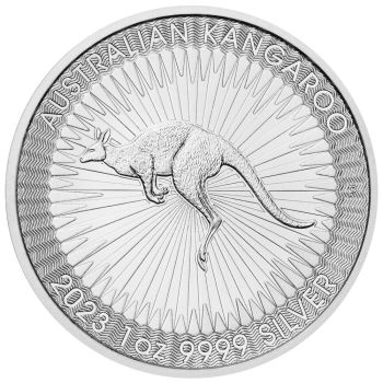 1 Unze Silbermünze Australien 2023 - Känguru