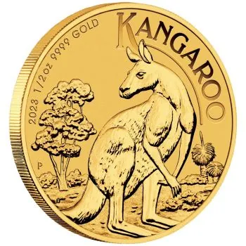 1/2 Unze Goldmünze Australien 2023 - Känguru
