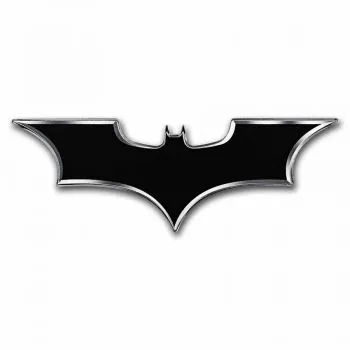 1 Unze Silbermünze Samoa 2022 in Farbe | DC Comics ™ - Motiv: Batman Batarang ™ aus dem Film The Dark Knight ™