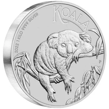 1 Kilo Silbermünze Australien 2022 - Koala