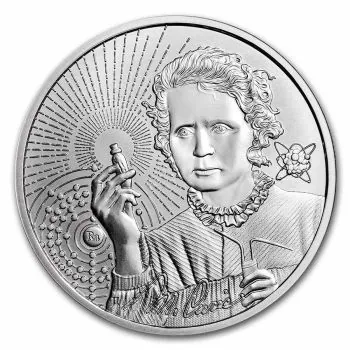 1 Unze Silbermünze Niue 2023 | Icons of Inspiration - Motiv: Marie Curie