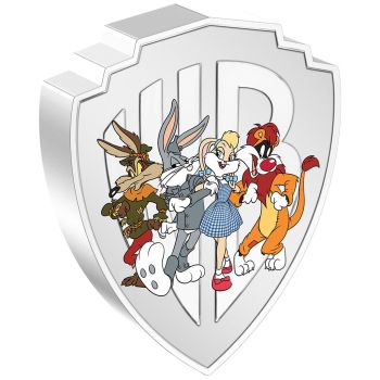 2 Unze Silbermünze Niue 2023 in Polierte Platte | Looney Tunes™ - Motiv: Mashups - The Wizard