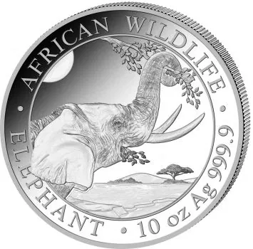 Somalia First Struck Silbermünzen SET 2023 - Elefant | 7er Münz Set