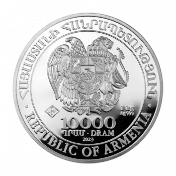 1 Kilo Silbermünze Armenien 2023 - Arche Noah
