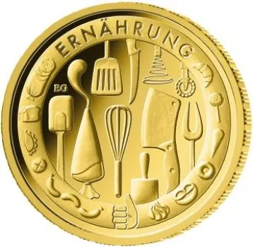 Deutschland 50 Euro Gold Gedenkmünze 2023 | Serie: Deutsches Handwerk - Motiv: Ernährung | 1. Ausgabe