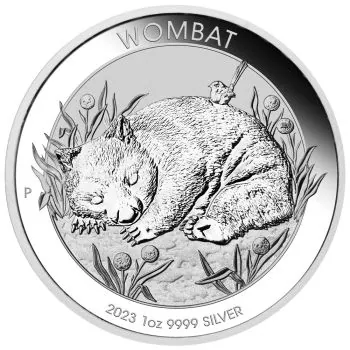1 Unze Silbermünze Australien 2023 - Wombat