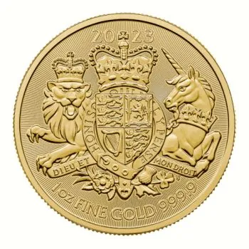 1 Unze Goldmünze Großbritannien 2023 - The Royal Arms