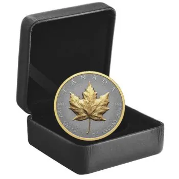 1 Unze Silbermünze Kanada 2023 Reverse Proof in ULTRA HIGH RELIEF | Motiv: Maple Leaf