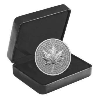 5 Unze Silbermünze Kanada 2023 Reverse Proof in ULTRA HIGH RELIEF | Motiv: Maple Leaf