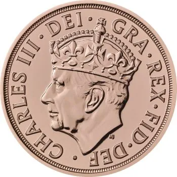 Großbritannien 1 Pfund Sovereign Goldmünze 2023 - The Coronation Sovereign | Motiv: König Charles ( Charles III. )