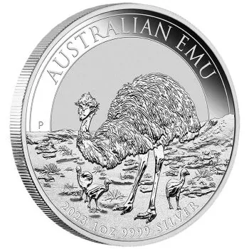 1 Unze Silbermünze Australien 2023 - Emu