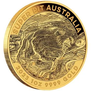1 Unze Goldmünze Australien 2023 | Motiv: Super Pit