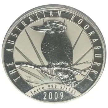 1 Kilo Silbermünze Australien 2009 - Kookaburra *