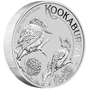 10 Unze Silbermünze Australien 2023 - Kookaburra