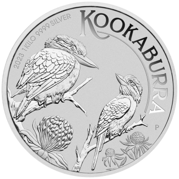 1 Kilo Silbermünze Australien 2023 - Kookaburra
