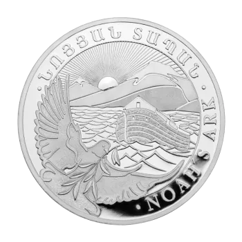 5 Unze Silbermünze Armenien 2023 - Arche Noah