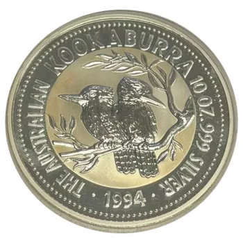 10 Unze Silbermünze Australien 1994 - Kookaburra