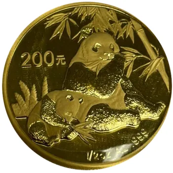 1/2 Unze Goldmünze China 2007 - Panda in Original Folie