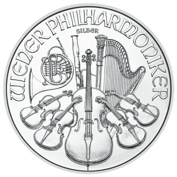 1 Unze Silbermünze Österreich 2024 - Wiener Philharmoniker