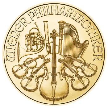1/2 Unze Goldmünze Österreich 2024 - Wiener Philharmoniker