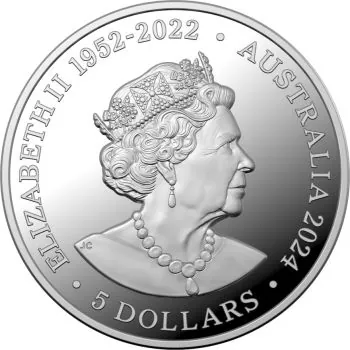 1 Unze Silbermünze Australien 2024 - Koala HIGH RELIEF in Polierte Platte | RAM Ausgabe | 1. Ausgabe