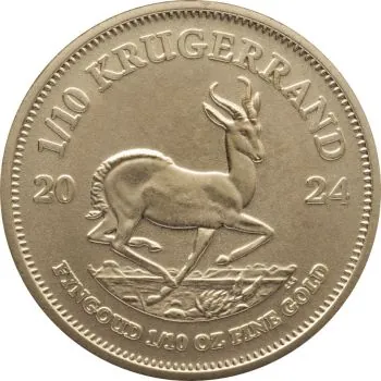 1/10 Unze Goldmünze Südafrika 2024 - Krügerrand