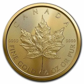 1/2 Unze Goldmünze Kanada 2024 - Maple Leaf