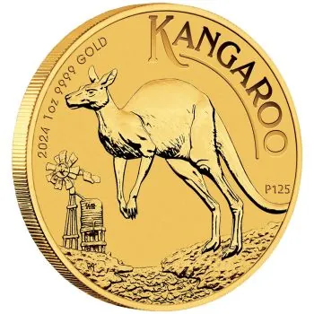 1 Unze Goldmünze Australien 2024 - Känguru