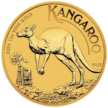 1 Unze Goldmünze Australien 2024 - Känguru