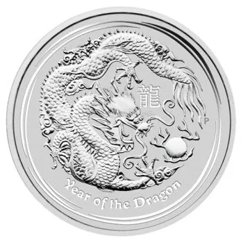 10 Unze Silbermünze Australien 2012 - Lunar Serie 2 - Motiv: DRACHE