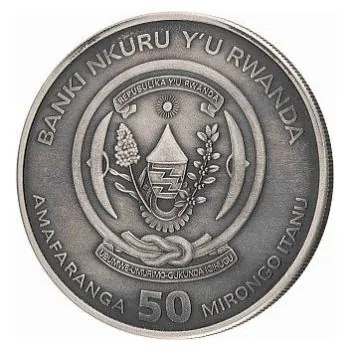 1 Unze Silbermünze Ruanda 2023 Ultra High Relief in Antik Finish | Nautische Unze ( Nautical Ounce ) - Motiv: Great Eastern