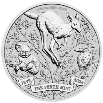 1 Unze Silbermünze Australien 2024 | 125 Jahre Perth Mint - The Perth Mint's 125th Anniversary