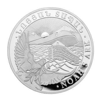 5 Unze Silbermünze Armenien 2024 - Arche Noah