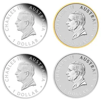 Australien 4 x 1 Unze Silbermünzen SET 2024 | 125 Jahre Perth Mint - The Perth Mint's 125th Anniversary