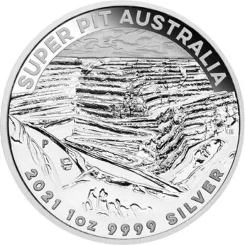 1 Unze Silbermünze Australien 2021 | Motiv: Super Pit *