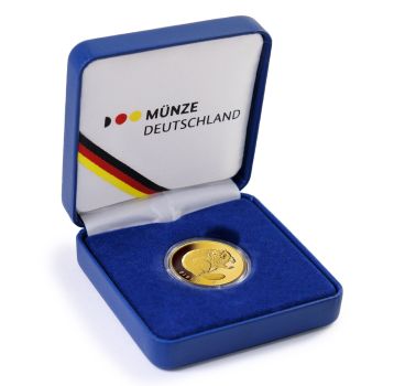 Deutschland 20 Euro Gold Gedenkmünze 2024 | Serie: Rückkehr der Wildtiere - Motiv: Biber